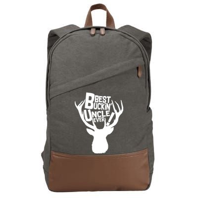 Best Buckin Uncle Ever Cotton Canvas Backpack