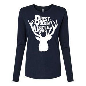 Best Buckin Uncle Ever Womens Cotton Relaxed Long Sleeve T-Shirt