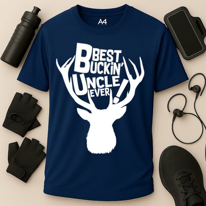 Best Buckin Uncle Ever Cooling Performance Crew T-Shirt