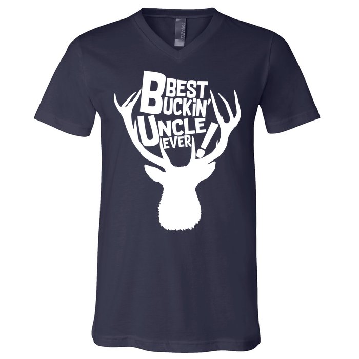 Best Buckin Uncle Ever V-Neck T-Shirt