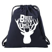 Best Buckin Uncle Ever Drawstring Bag