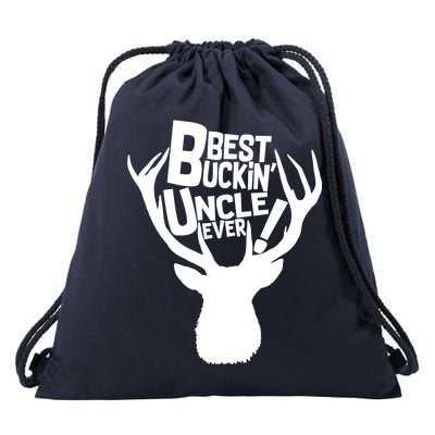 Best Buckin Uncle Ever Drawstring Bag