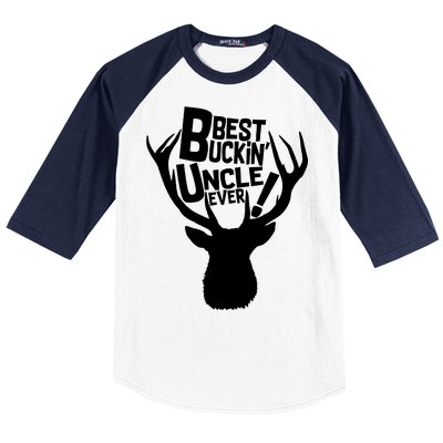 Best Buckin Uncle Ever Baseball Sleeve Shirt