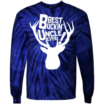 Best Buckin Uncle Ever Tie-Dye Long Sleeve Shirt