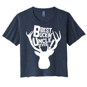 Best Buckin Uncle Ever Women's Crop Top Tee