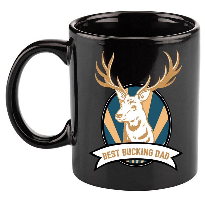 Best Bucking Dad 11oz C Handle Ceramic Mug