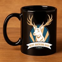 Best Bucking Dad 11oz C Handle Ceramic Mug