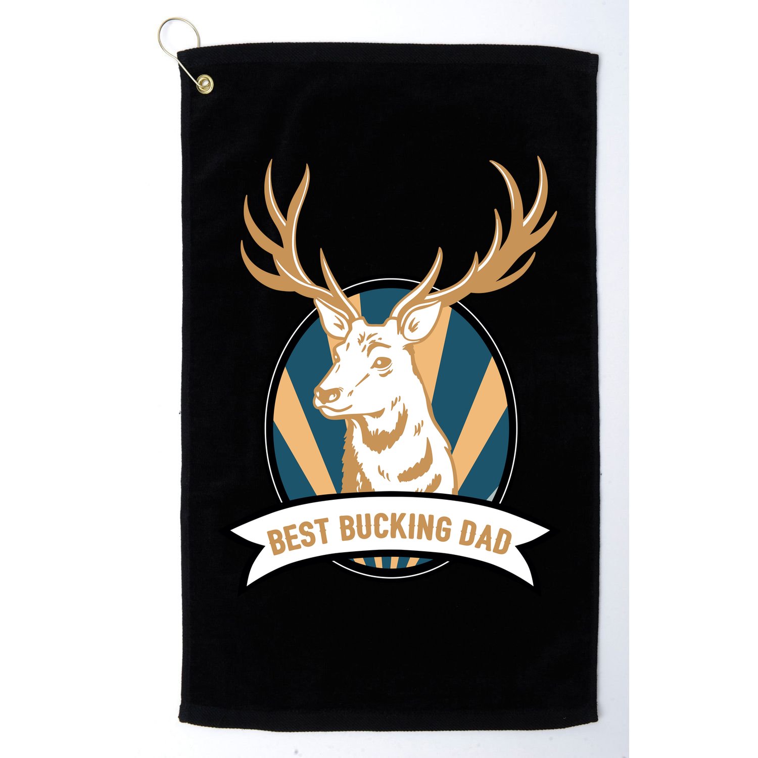Best Bucking Dad Golf Towel