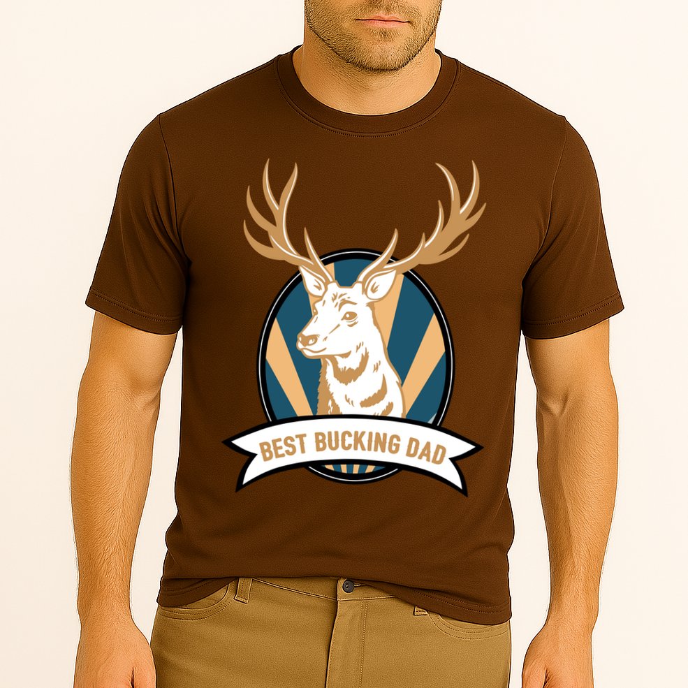 Best Bucking Dad Cooling Performance Crew T-Shirt