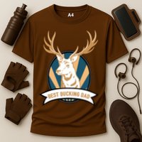 Best Bucking Dad Cooling Performance Crew T-Shirt