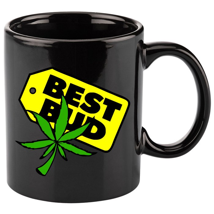 Best Bud 11oz C Handle Ceramic Mug