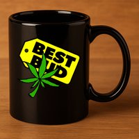 Best Bud 11oz C Handle Ceramic Mug