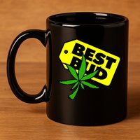 Best Bud 11oz C Handle Ceramic Mug