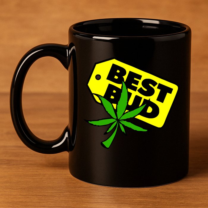 Best Bud 11oz C Handle Ceramic Mug