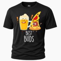 Best Buds Pizza And Beer Cooling Performance Crew T-Shirt