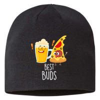 Best Buds Pizza And Beer Sustainable Beanie