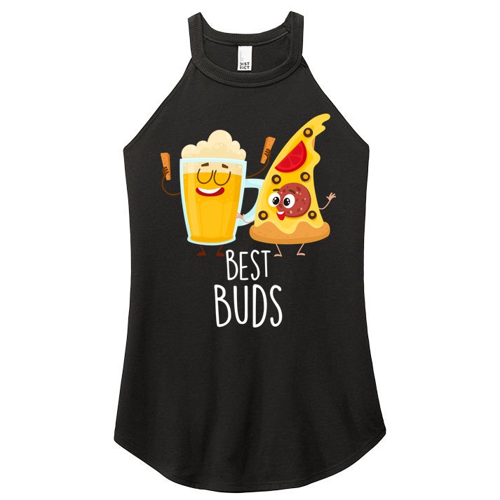 Best Buds Pizza And Beer Women's Perfect Tri Rocker Tank