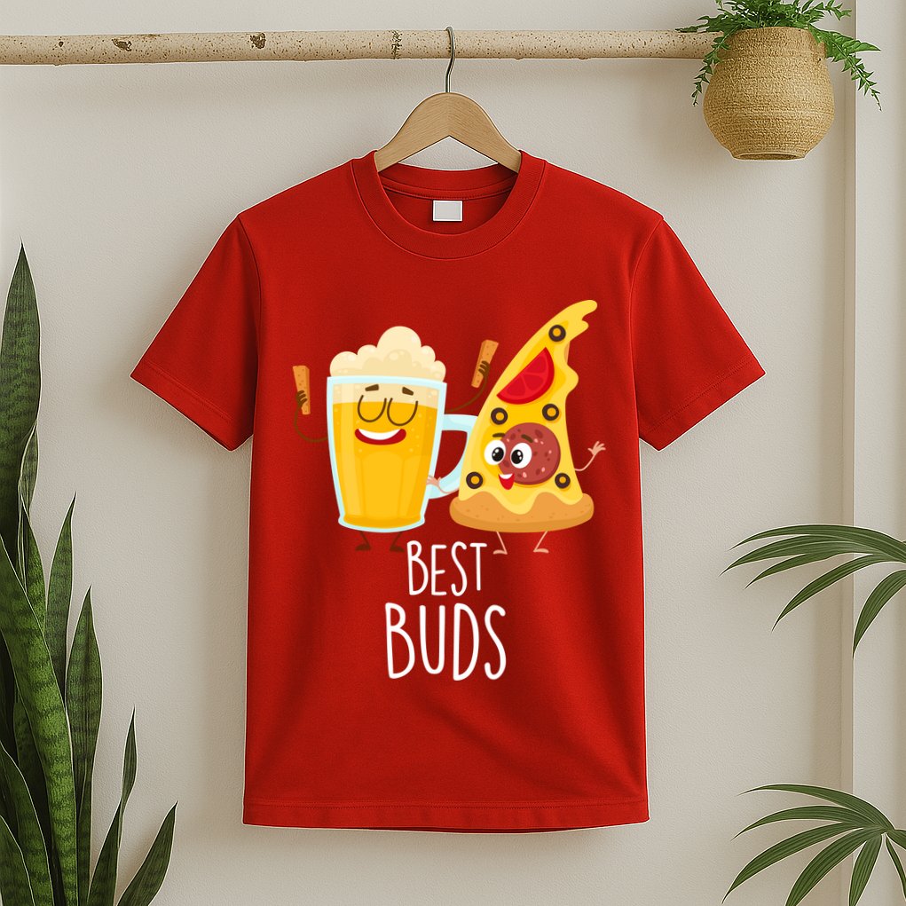 Best Buds Pizza And Beer T-Shirt