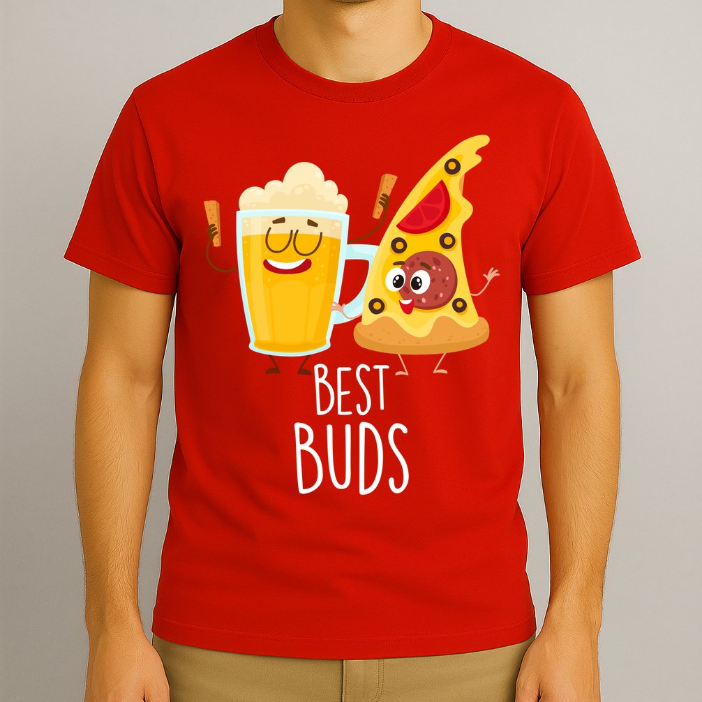Best Buds Pizza And Beer T-Shirt