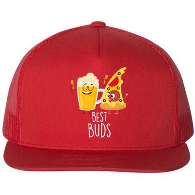 Best Buds Pizza And Beer Flatbill Hat
