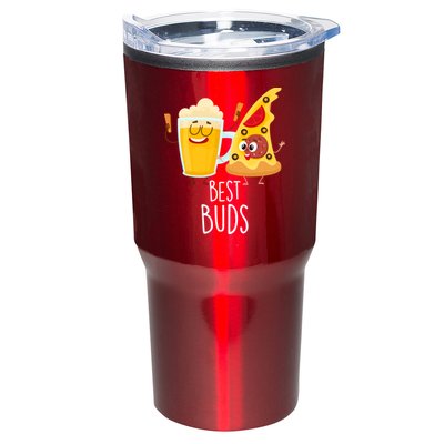 Best Buds Pizza And Beer Tumbler