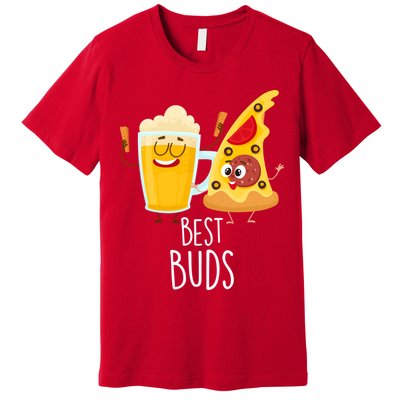 Best Buds Pizza And Beer Premium T-Shirt