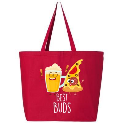 Best Buds Pizza And Beer 25L Jumbo Tote