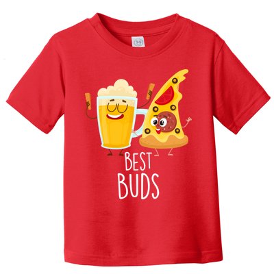 Best Buds Pizza And Beer Toddler T-Shirt