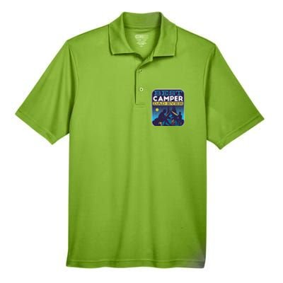 Best Camper Dad Ever Men's Origin Performance Pique Polo