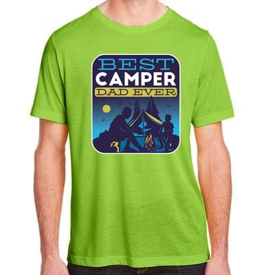 Best Camper Dad Ever Adult ChromaSoft Performance T-Shirt