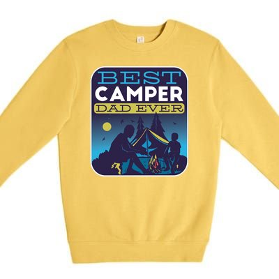 Best Camper Dad Ever Premium Crewneck Sweatshirt