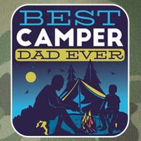 Best Camper Dad Ever Legacy Tie Dye Trucker Hat