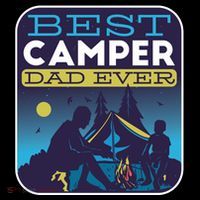 Best Camper Dad Ever Drawstring Bag