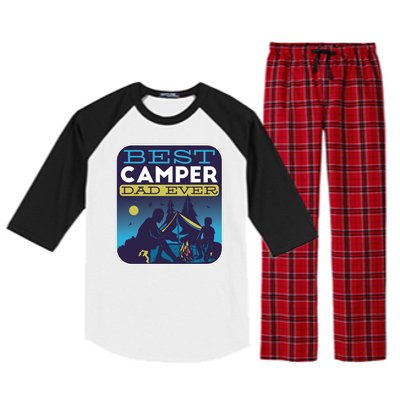 Best Camper Dad Ever Raglan Sleeve Pajama Set