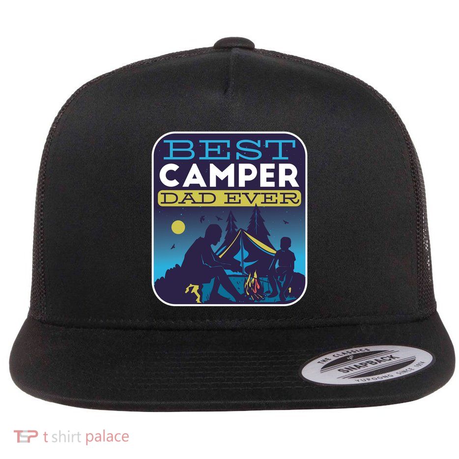 Best Camper Dad Ever Flatbill Hat