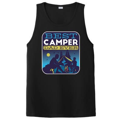 Best Camper Dad Ever PosiCharge Competitor Tank