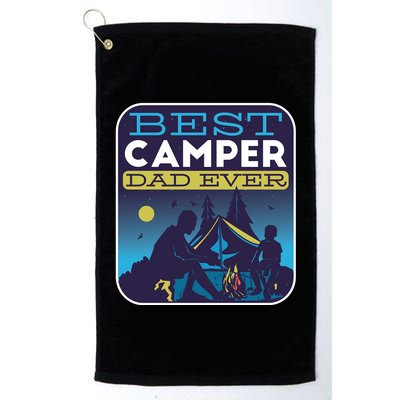 Best Camper Dad Ever Golf Towel