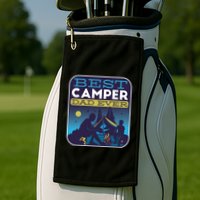 Best Camper Dad Ever Golf Towel