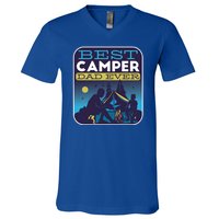 Best Camper Dad Ever V-Neck T-Shirt