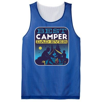 Best Camper Dad Ever Mesh Reversible Basketball Jersey Tank