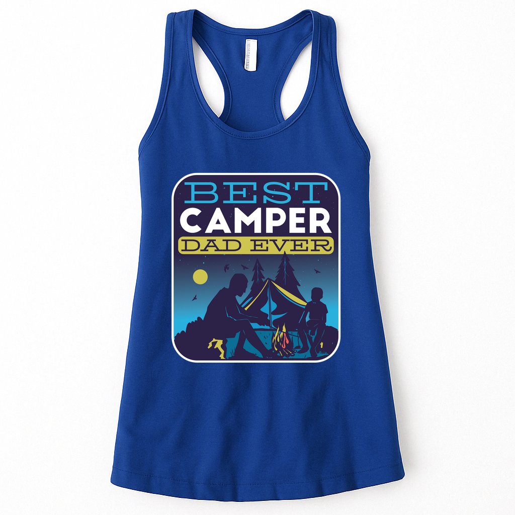 Best Camper Dad Ever Womens Tank Top
