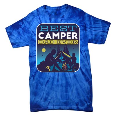 Best Camper Dad Ever Tie-Dye T-Shirt