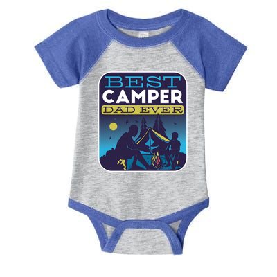 Best Camper Dad Ever Infant Baby Jersey Bodysuit