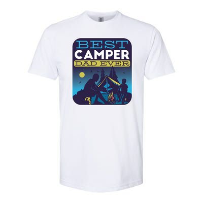 Best Camper Dad Ever Softstyle CVC T-Shirt