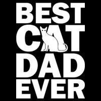 Best Cat Dad Ever USA-Made Doggie Bandana