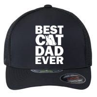 Best Cat Dad Ever Flexfit Unipanel Trucker Cap