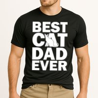 Best Cat Dad Ever Cooling Performance Crew T-Shirt