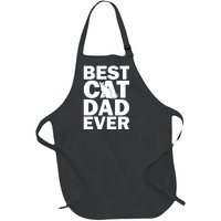 Best Cat Dad Ever Full-Length Apron With Pockets