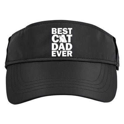Best Cat Dad Ever Adult Drive Performance Visor