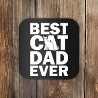 Best Cat Dad Ever Coaster